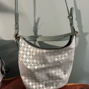 Fossil Green Shoulder Bag with Slouchy Silhouette